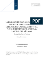 Responsabilidad solidaria grupos empresas