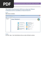 Training Setting Up Vmware Step1