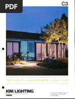 Kim Lighting 120 Volt Landscape Lighting Catalog 1971 | PDF | Lighting |  Building Materials