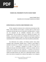 Dialnet-VigenciaDelPensamientoPoliticoDeMaxWeber-664484