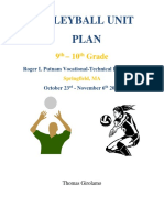 Volleyball Unit Plan