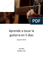 Aprende a Tocar La Guitarra en 5 Días Segunda Edición