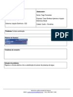 Dica Veículo VW 15-180 Sistema de Injeção - Cortava Aceleração - Falha No Sensor de Presença de Água PDF