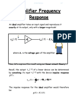 Amplifier Frequency Response: VT Avt