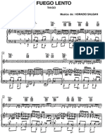 A Fuego Lento Horacio Salgan Partitura para Piano PDF