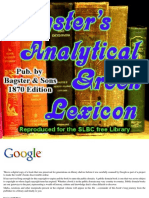 Bagster Analytical Greek Lexicon