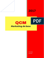 QCM - Marketing de Base