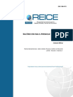 Bolívar, A. (2009) Una Direccion para El Aprendizaje PDF