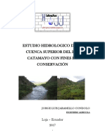 Estudio Hidrologico Cuenca Catamayo