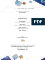 Unidad 1-2 - Paso 3 - Análisis de La Información