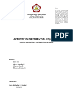 Activity in Differential Equation: Camarines Norte State College College of Engineering Daet, Camarines Norte