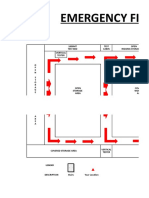 Emergency Fire Exit Route: 1000MT Test Bed Test Cabin Open Rigging Storage Area Vertical Tester