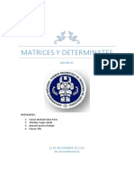 Matrices y Determinates