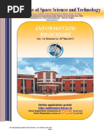 Indian Institute of Space Science and Technology: Information Brochure