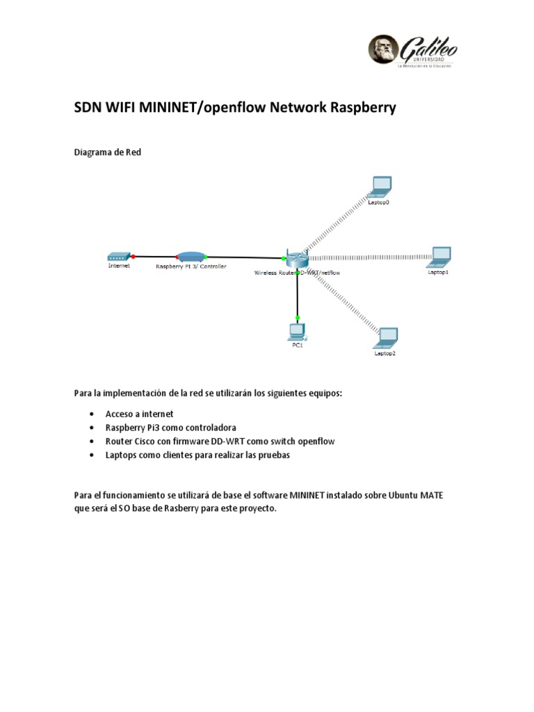 Implementación de Mininet WiFi en SDN | PDF