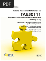 TAE50111 Holistic Assessment Materials