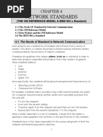 Network Standards: (The Osi Reference Model & Ieee 802.X Standard)