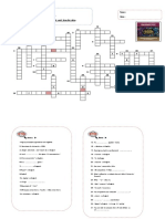 Name: Date: Crowwsord Puzzle E-Sports Your TASK: Test Your Vocabulary ! Fill in The Grid With Words From The Video