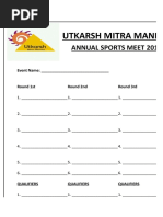 Utkarsh Sports Score Sheet