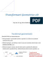 Transformari Geometrice 2D
