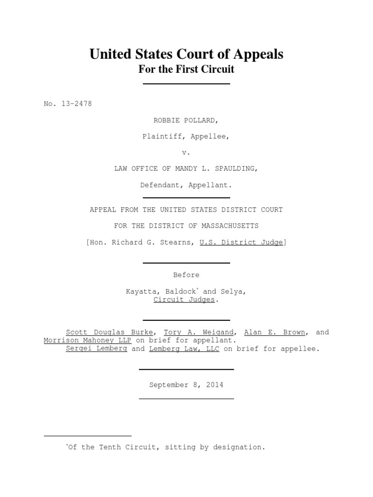 Pollard PDF PDF Case Or Controversy Clause Standing (Law)