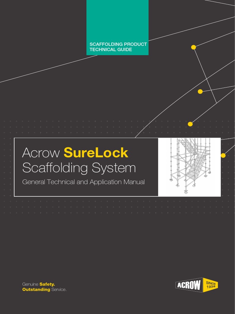 SureLock Scaffolding System Manual | PDF | Scaffolding | Stairs