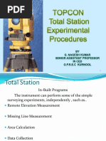 Total Station Setup and Operation Guide | PDF