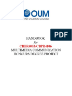 Handbook: CBBR4003/CBPR4106