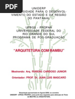 Arquitetura com bambu