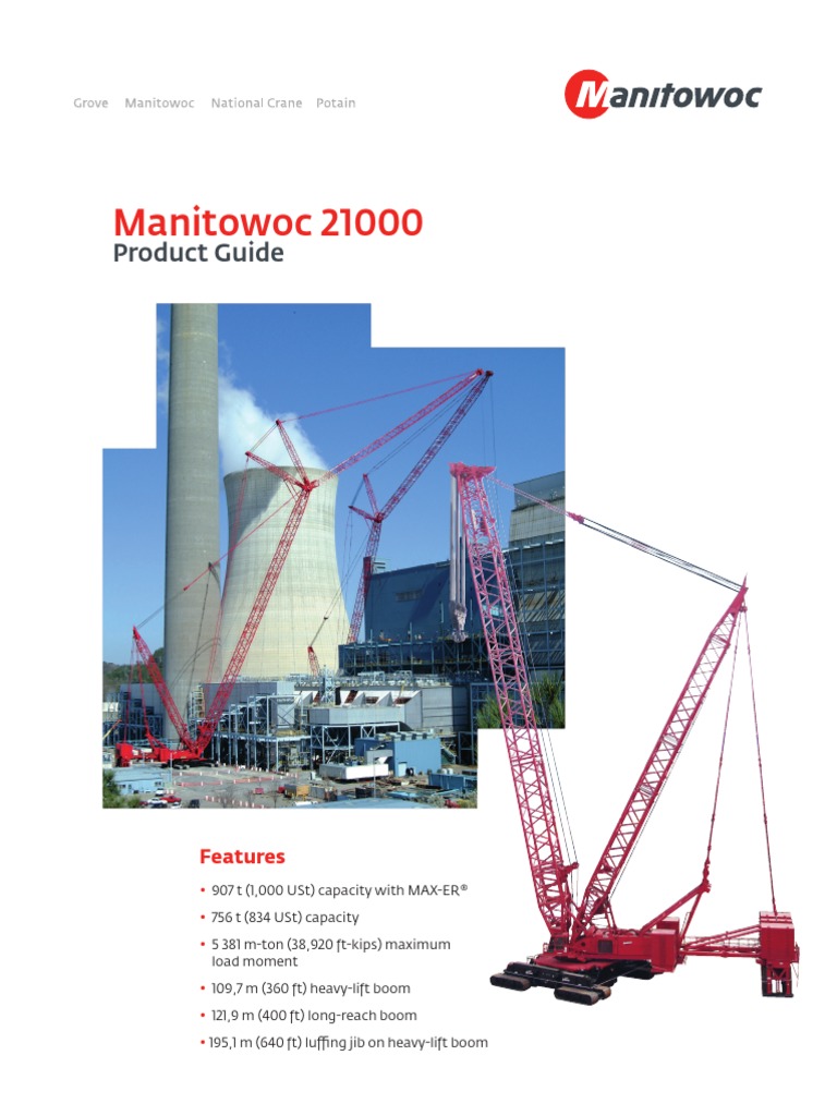 Manitowoc 21000: Product Guide
