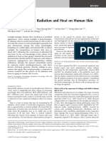 Effects of Infrared Radiation and Heat on Human Skin Aging