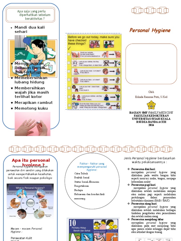Leaflet Personal Hygiene Fix | PDF