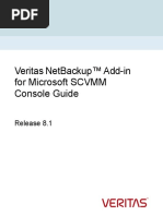 NetBackup81 Add-In For SCVMM Console Guide