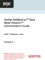 Veritas Netbackup™ Bare Metal Restore™ Administrator'S Guide