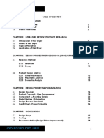 Design Report: Table of Content Chapter 1: Introduction