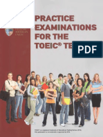 Practice Examinations for the TOEIC Test