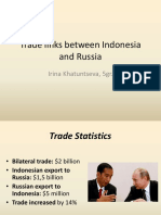Trade Links Between Indonesia and Russia