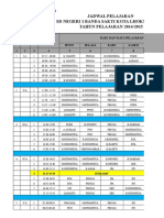 Jadwal Pelajaran