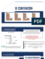 Muros de contención: tipos, diseño y cálculo de estabilidad