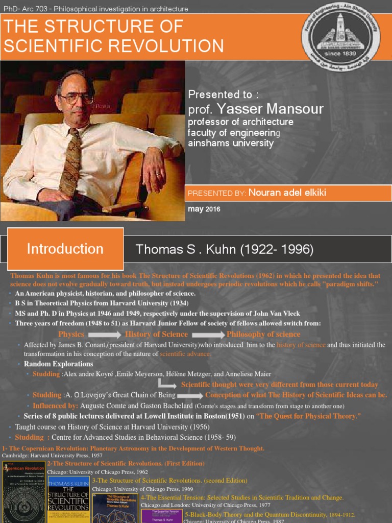 The Structure of Scientific Revolution: Yasser Mansour | PDF ...