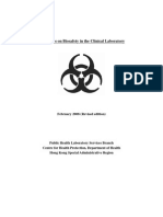 Guidelines On Biosafety in The Clinical Laboratory 2nd Edn