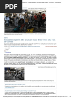 Estudantes Repetem 68 e Arrastam Busto de Ex-reitor Pela Ruas de Curitiba - Vida Pública - Gazeta Do Povo