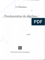 Fundamentos de Álgebra - Felipe Zaldívar (Primer Capitulo)