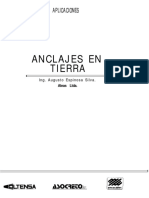 Aplicaciones de anclajes en suelos: Sostenimiento de excavaciones