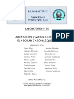 Informe de Laboratorio Agitación y Mezclado para Elaborar Jabón Líquido