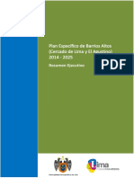 Plan Especifico Barrios Altos Resumen Ejecutivo PDF