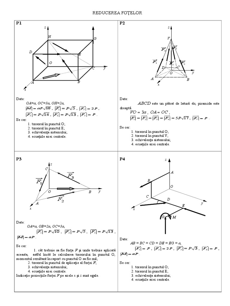 Probleme Reducere de Forte | PDF