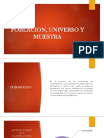 Poblacion, Universo y Muestra