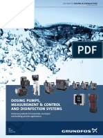 Dosing Pumps, Measurement & Control and Disinfection Systems