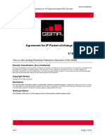 Agreement For Ip Packet Exchange (Ipx) Services 17 December 2014